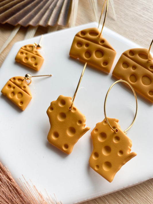 Cheese Head Green Bay Packers Earrings