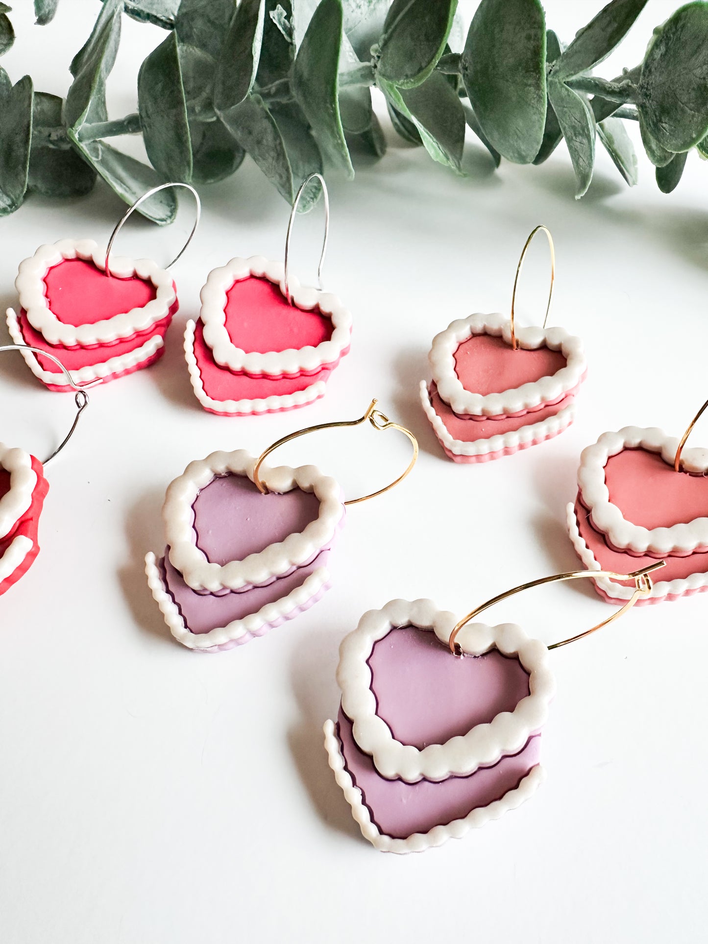 Valentines Heart Cakes