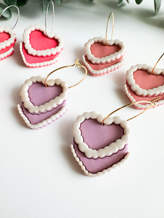 Valentines Heart Cakes