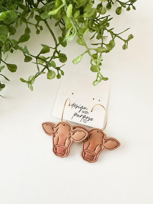 Cow Earrings