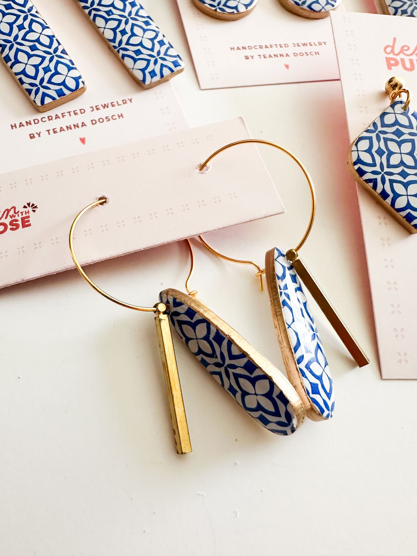 Mediterranean Tile Earrings