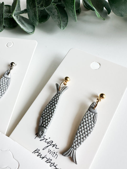 Sardine Fish Earrings