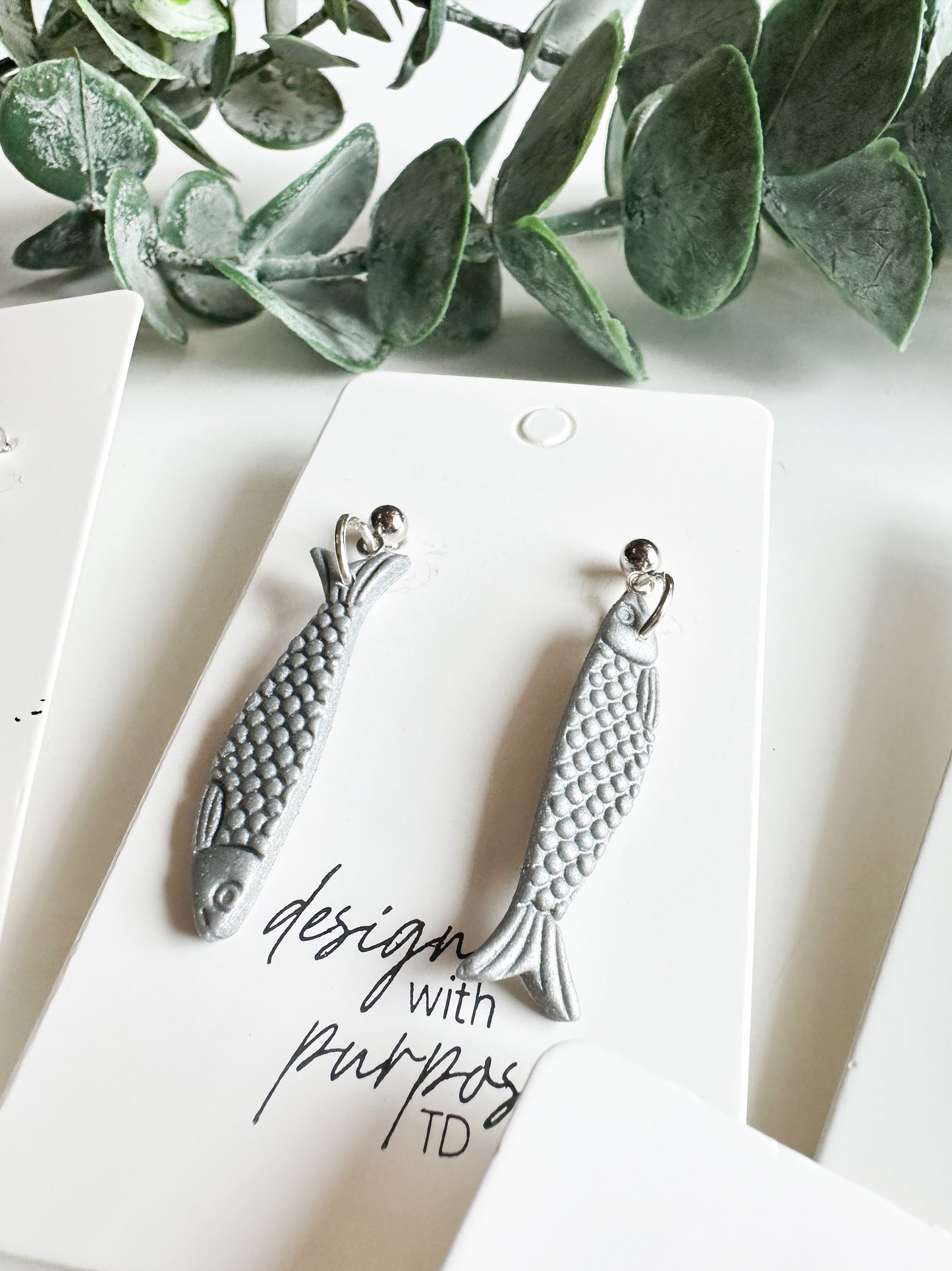 Sardine Fish Earrings