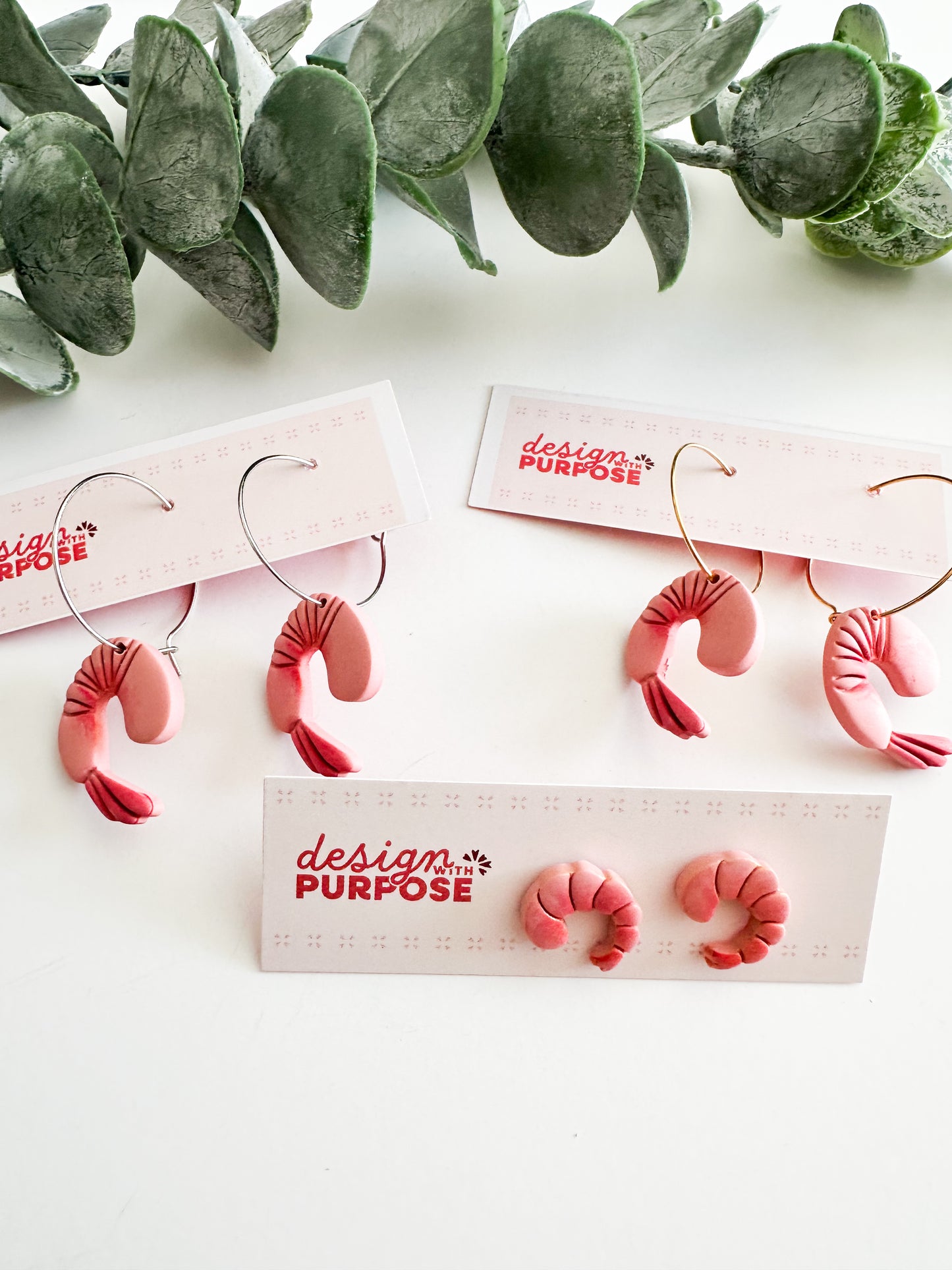 Shrimp Earrings