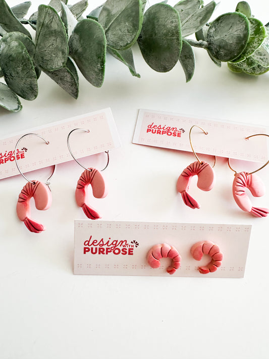 Shrimp Earrings