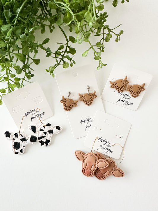 Cow Earrings
