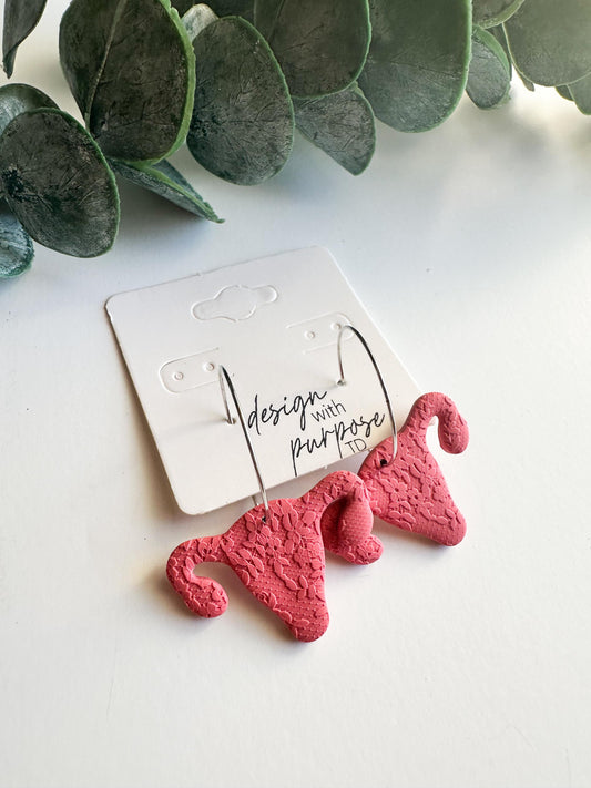 Uterus Earrings