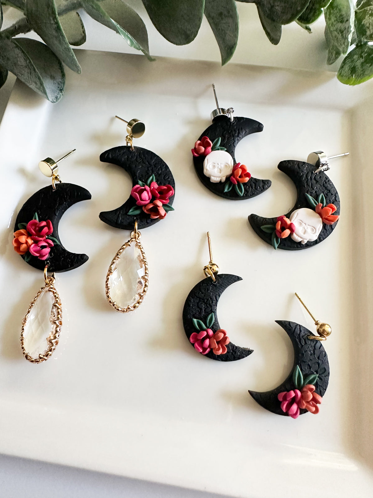 Moody Moon Dangles