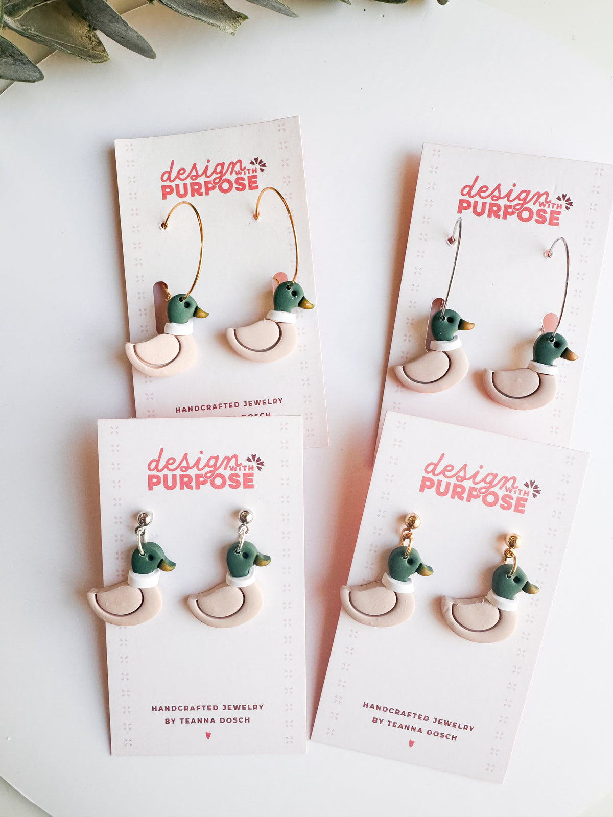 Mallard Duck Earrings