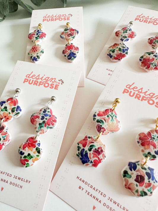 Colorful Tile Earrings