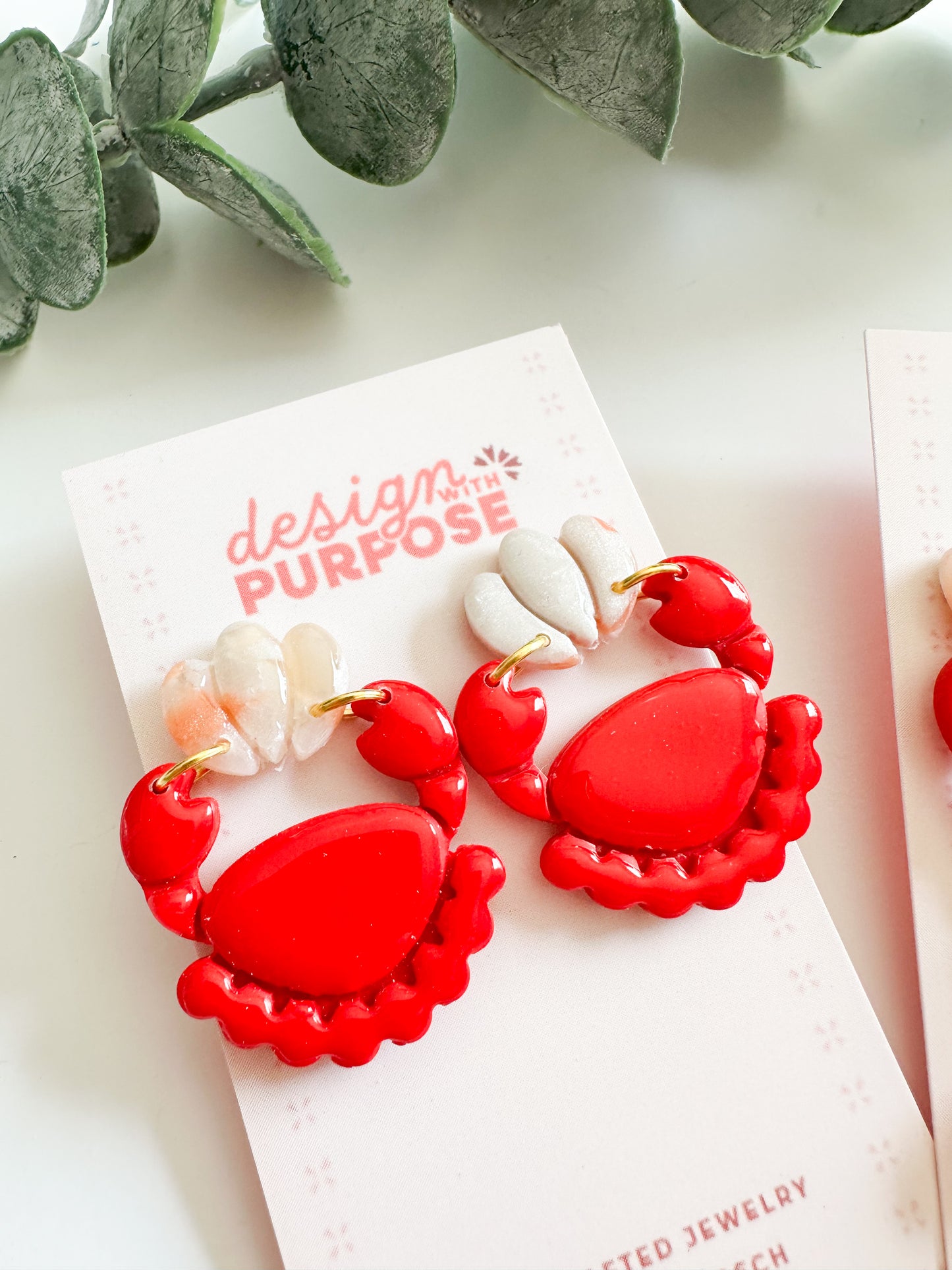 Lobster and Crab Earrings