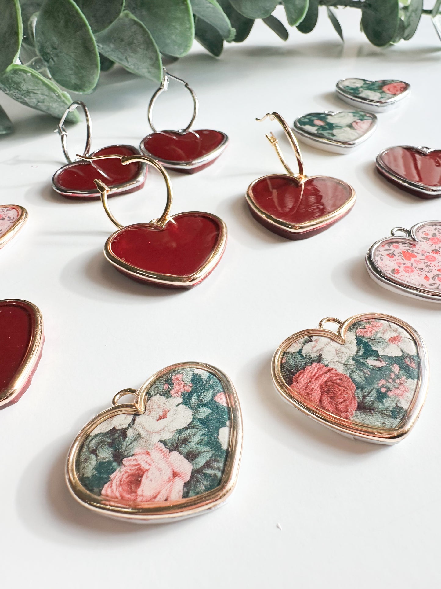 Valentines Heart Charms
