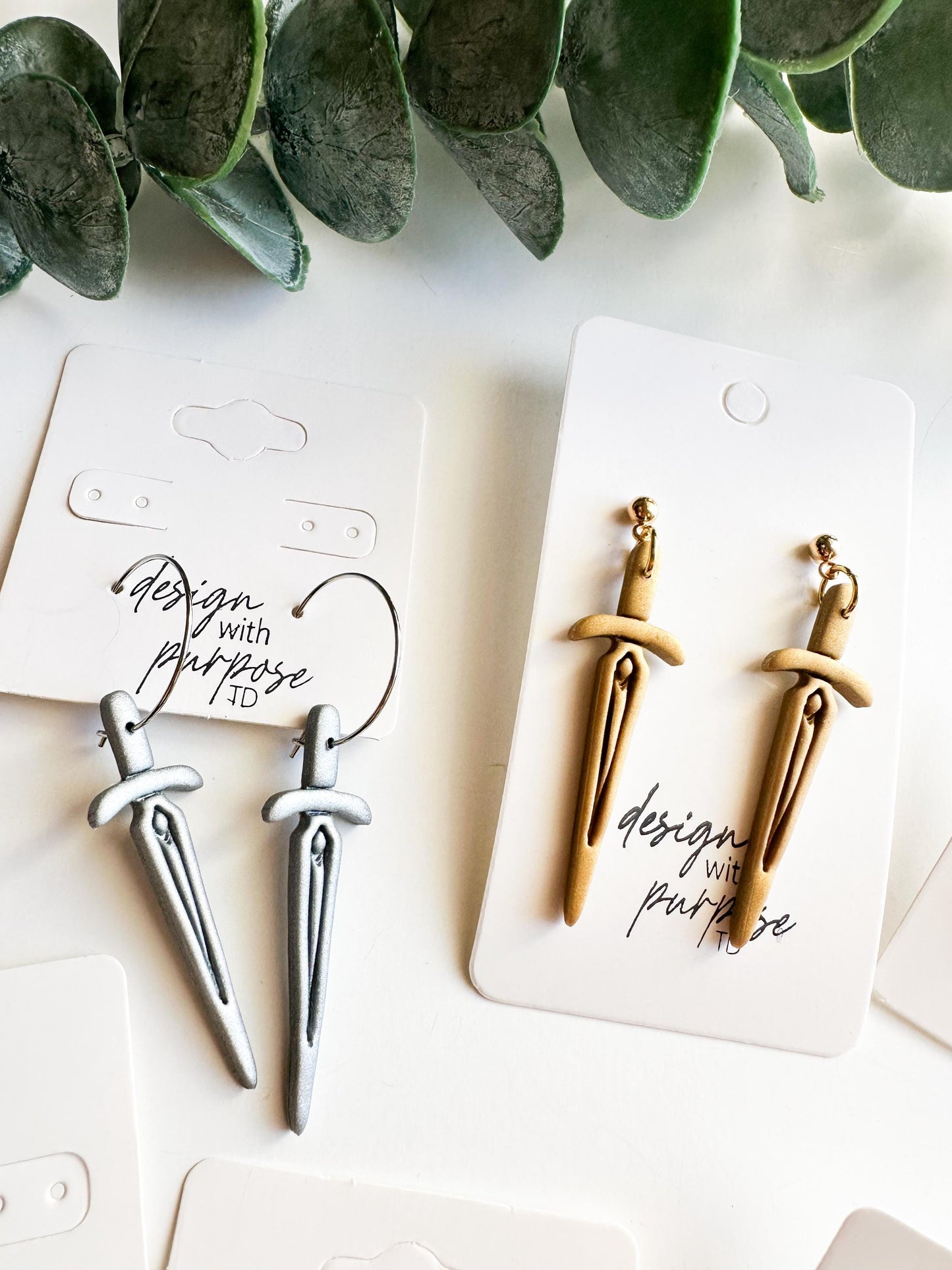 Dagger and Sword Earrings