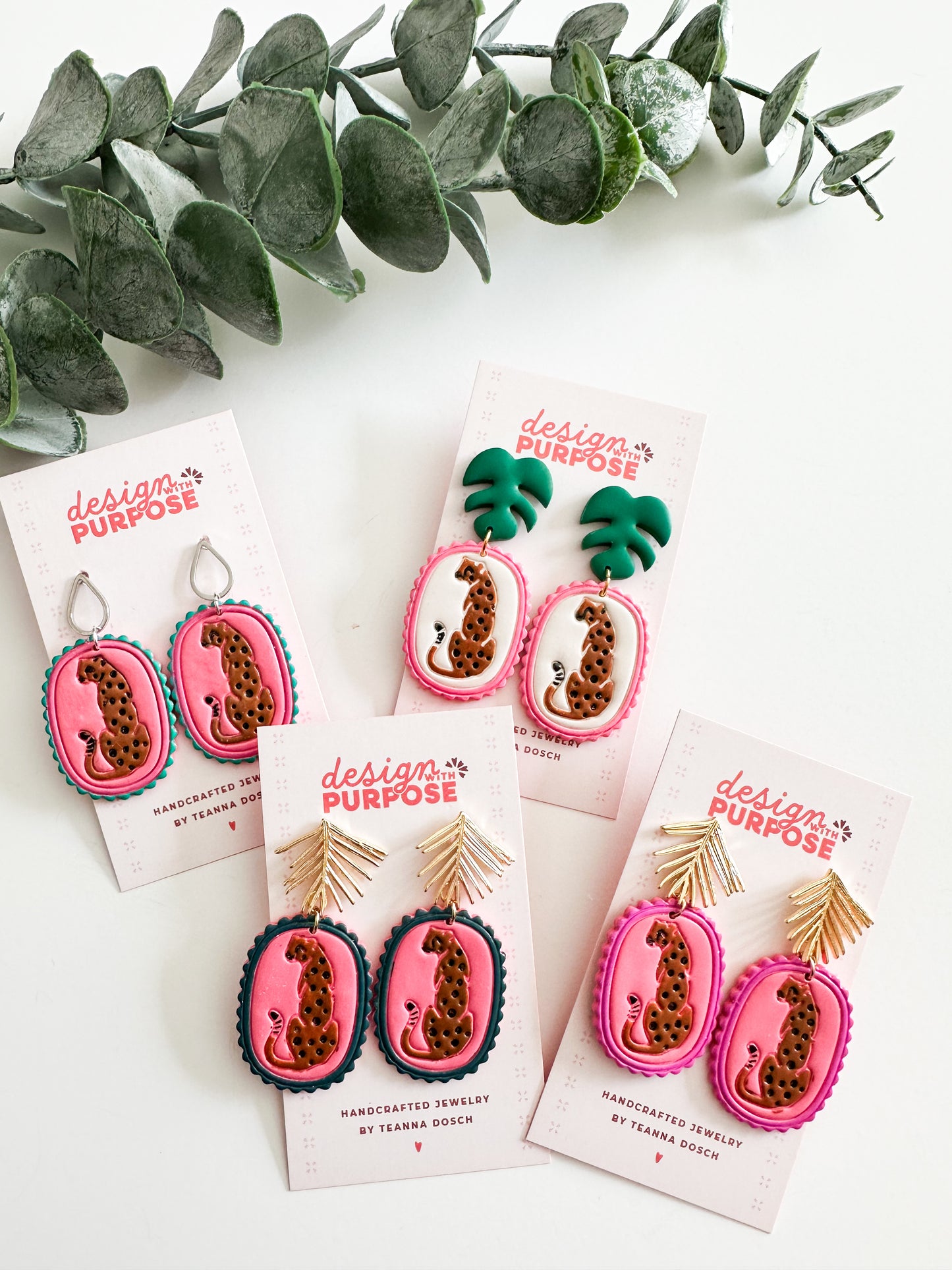 Leopard Earrings
