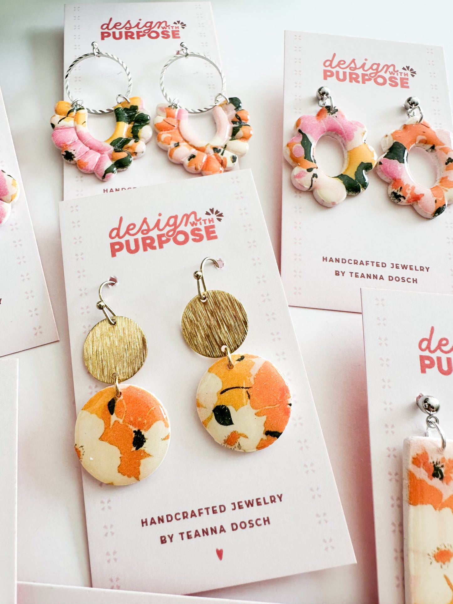 Tropical Floral Earrings