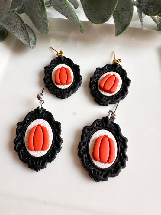 Black Frame Earrings