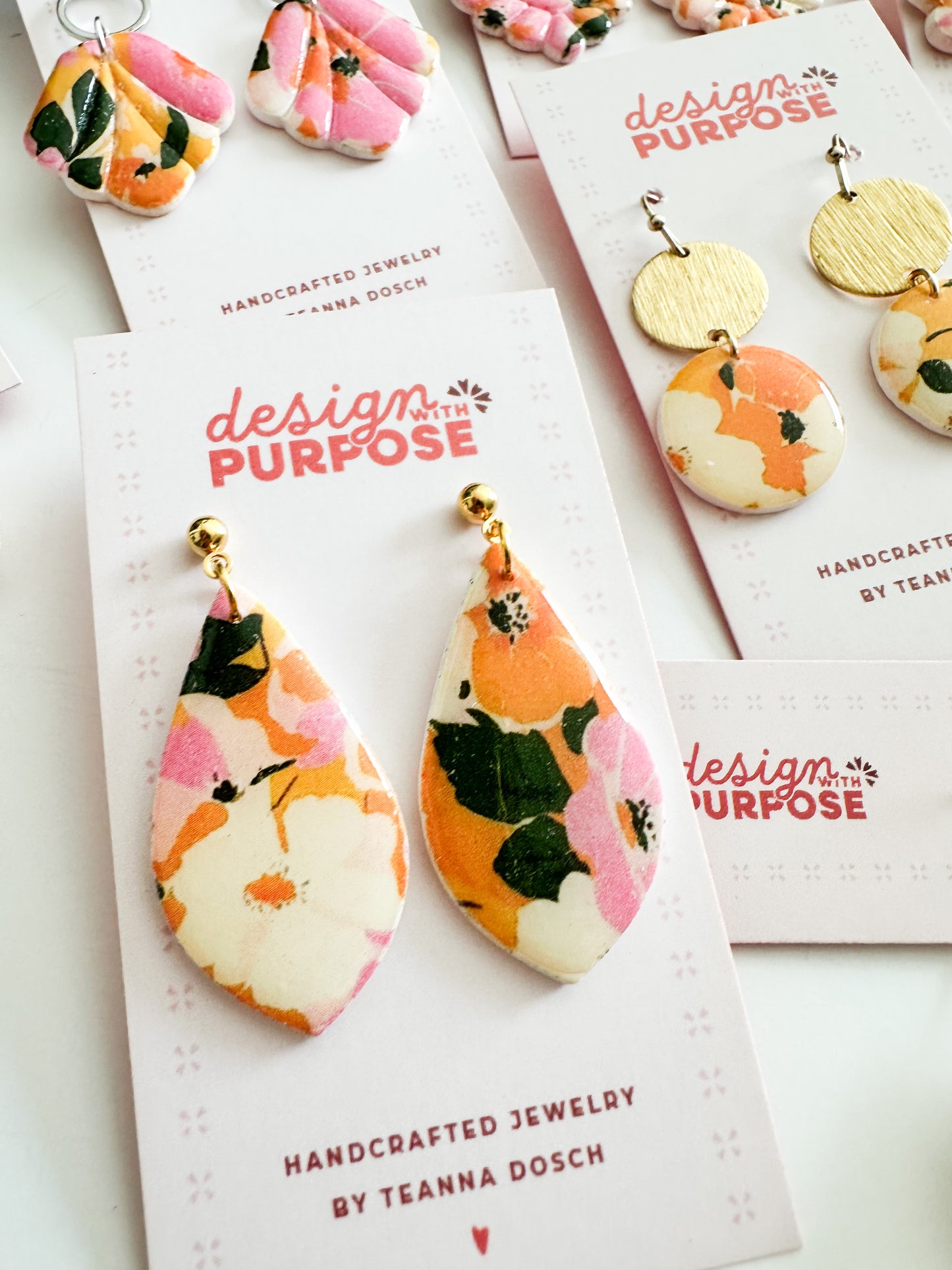 Tropical Floral Earrings