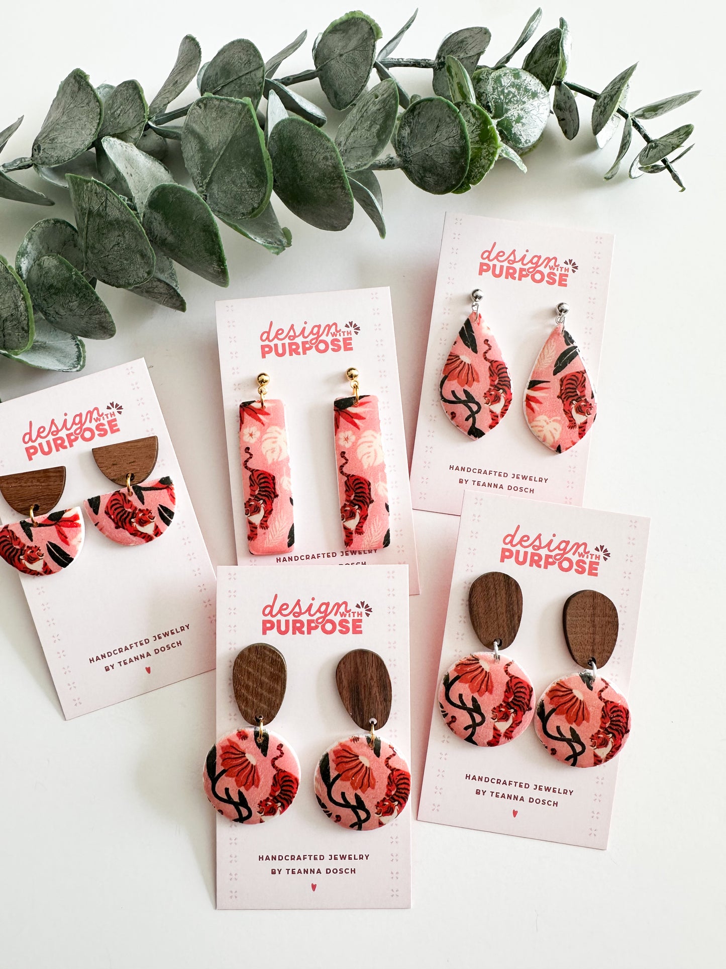 Jungle Print Earrings
