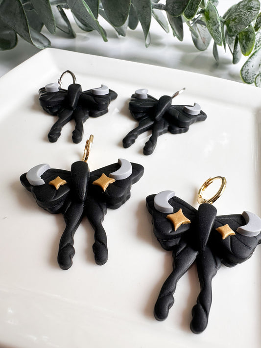 Moody Moth Earrings