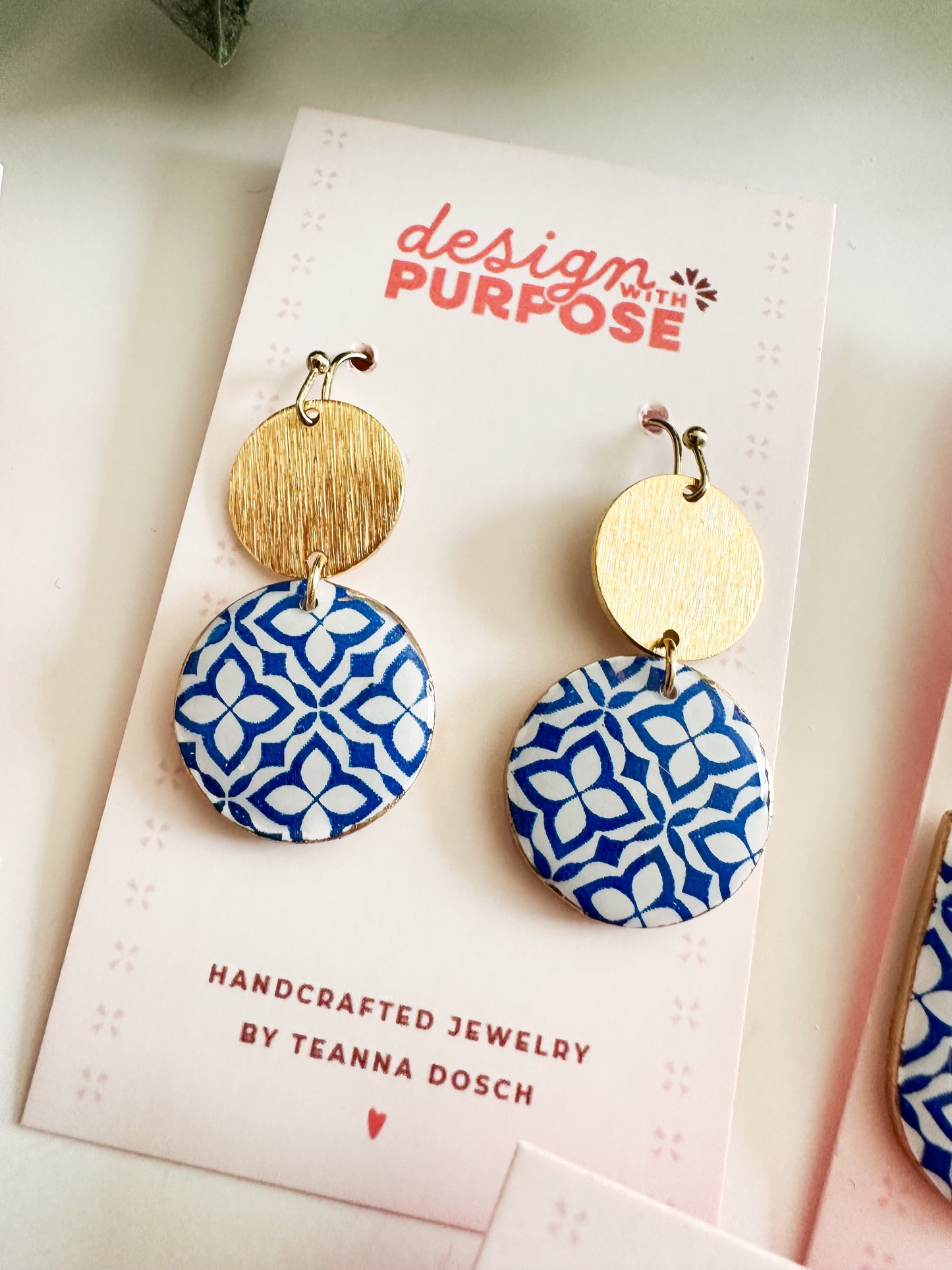 Mediterranean Tile Earrings
