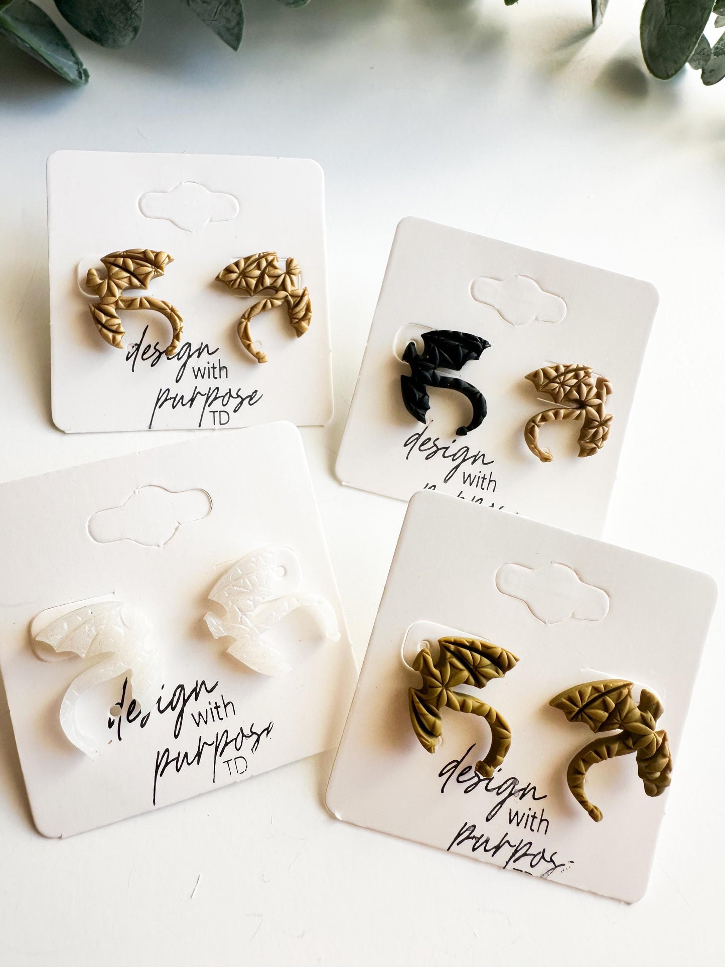 Dragon Stud Earrings