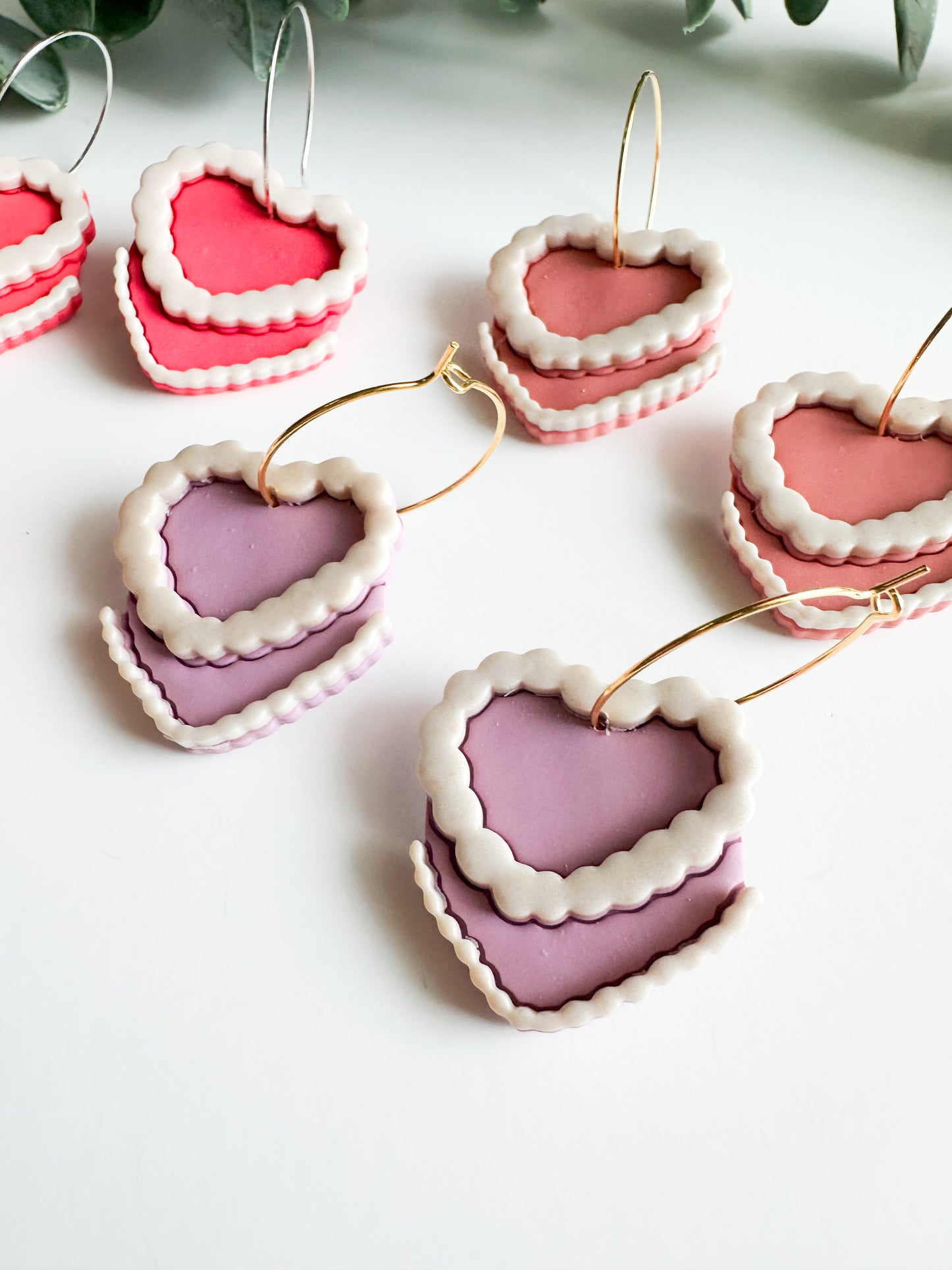 Valentines Heart Cakes