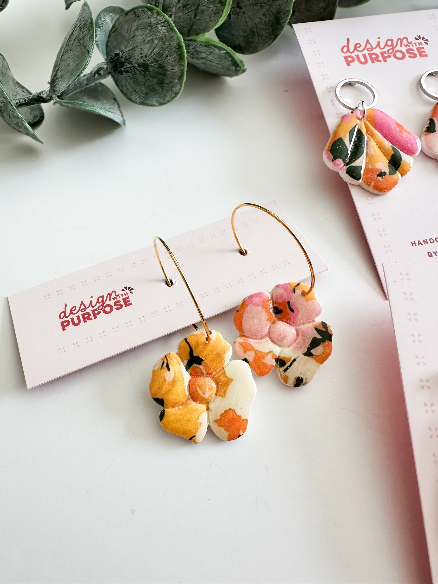 Tropical Floral Earrings