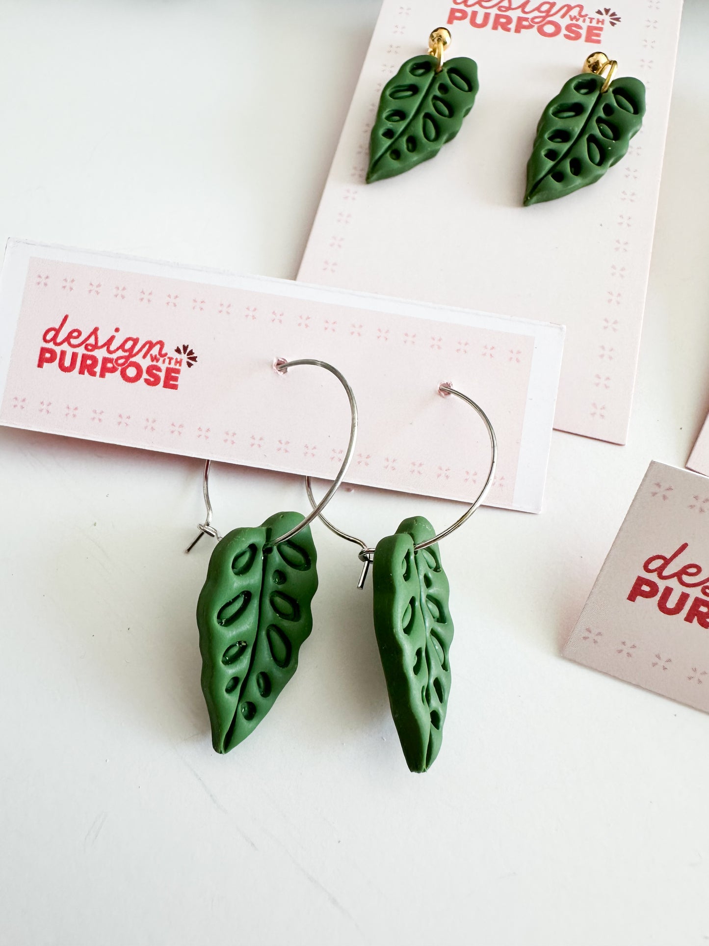 Monsterra Adansonii Earrings