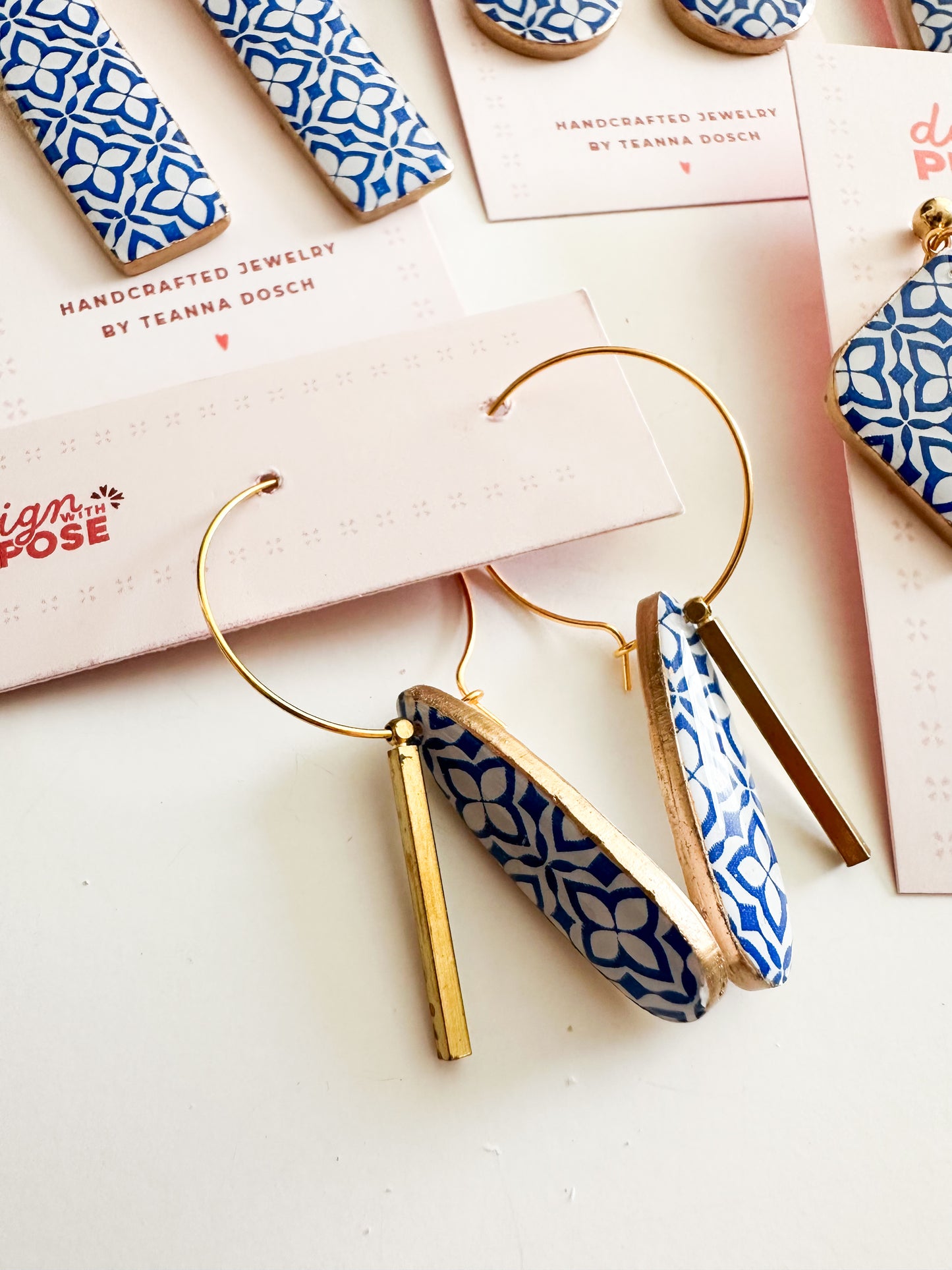 Mediterranean Tile Earrings