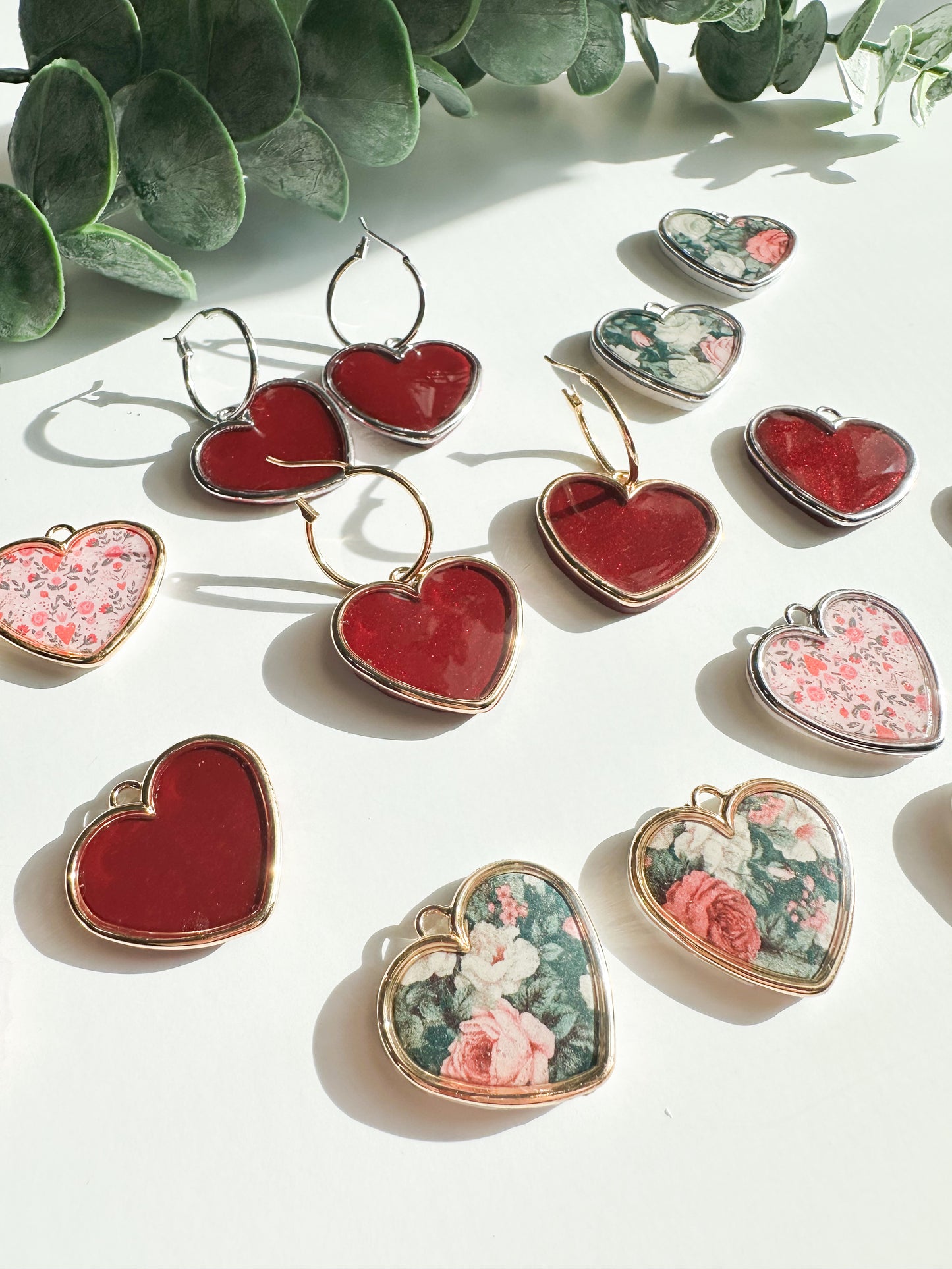Valentines Heart Charms