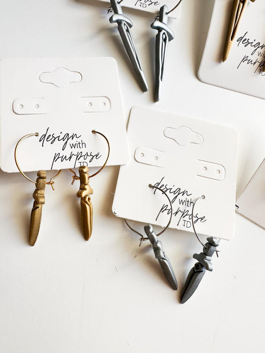 Dagger and Sword Earrings