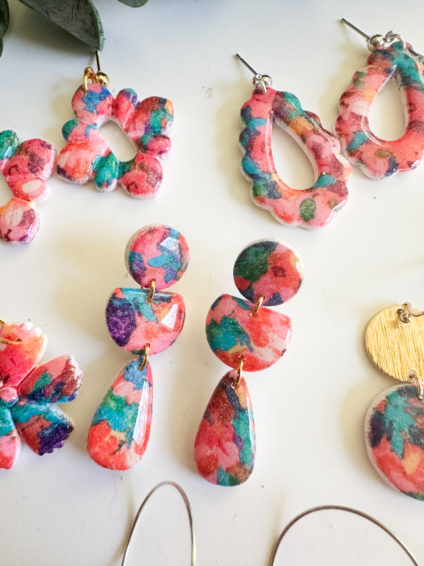 Bright Tropical Earrings