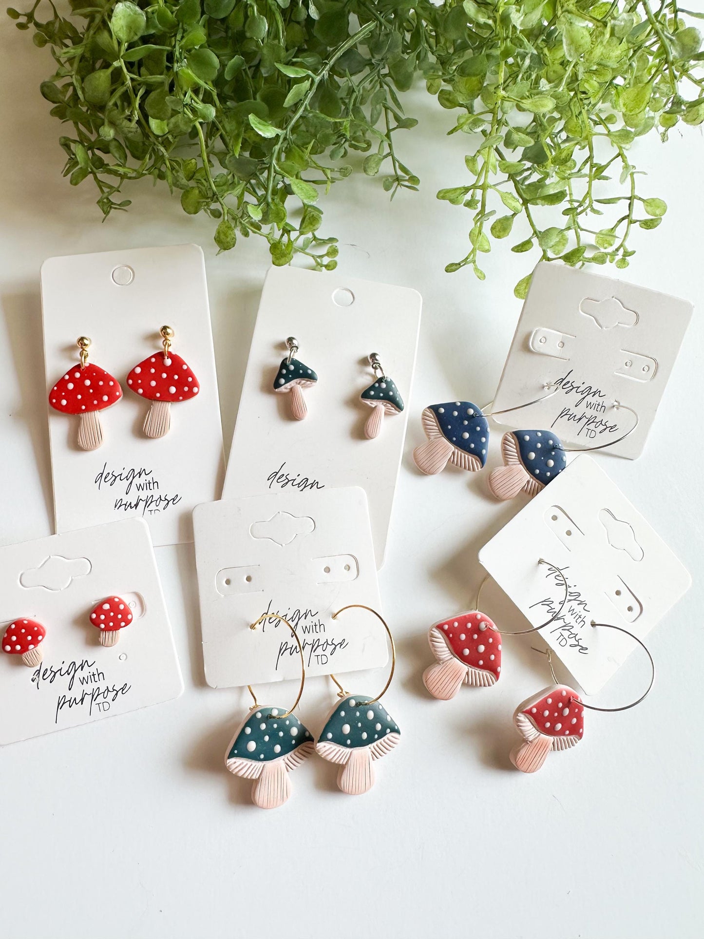 Mushroom Earrings