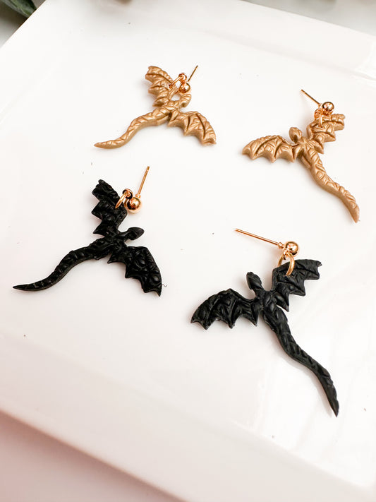 Small Dragon Earrings