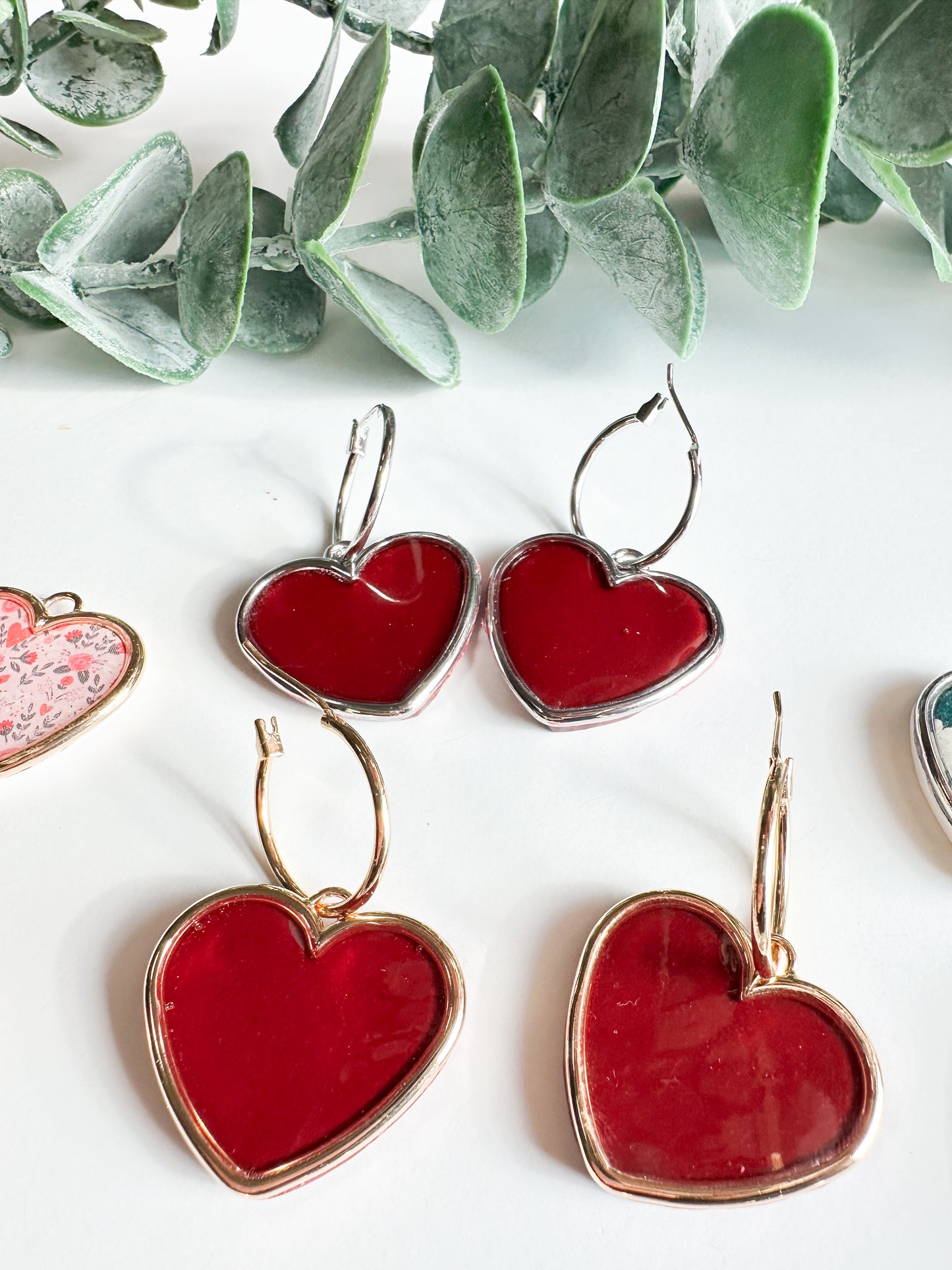 Valentines Heart Charms