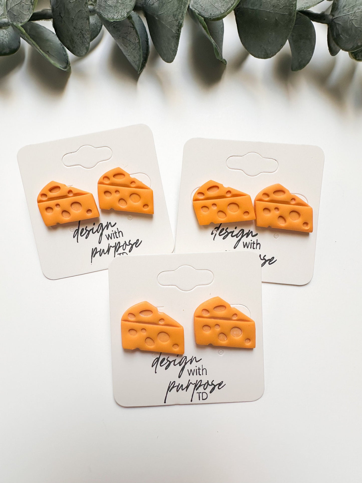 Cheese Head Green Bay Packers Earrings