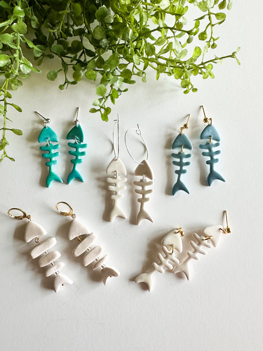 Fish Bone Earrings