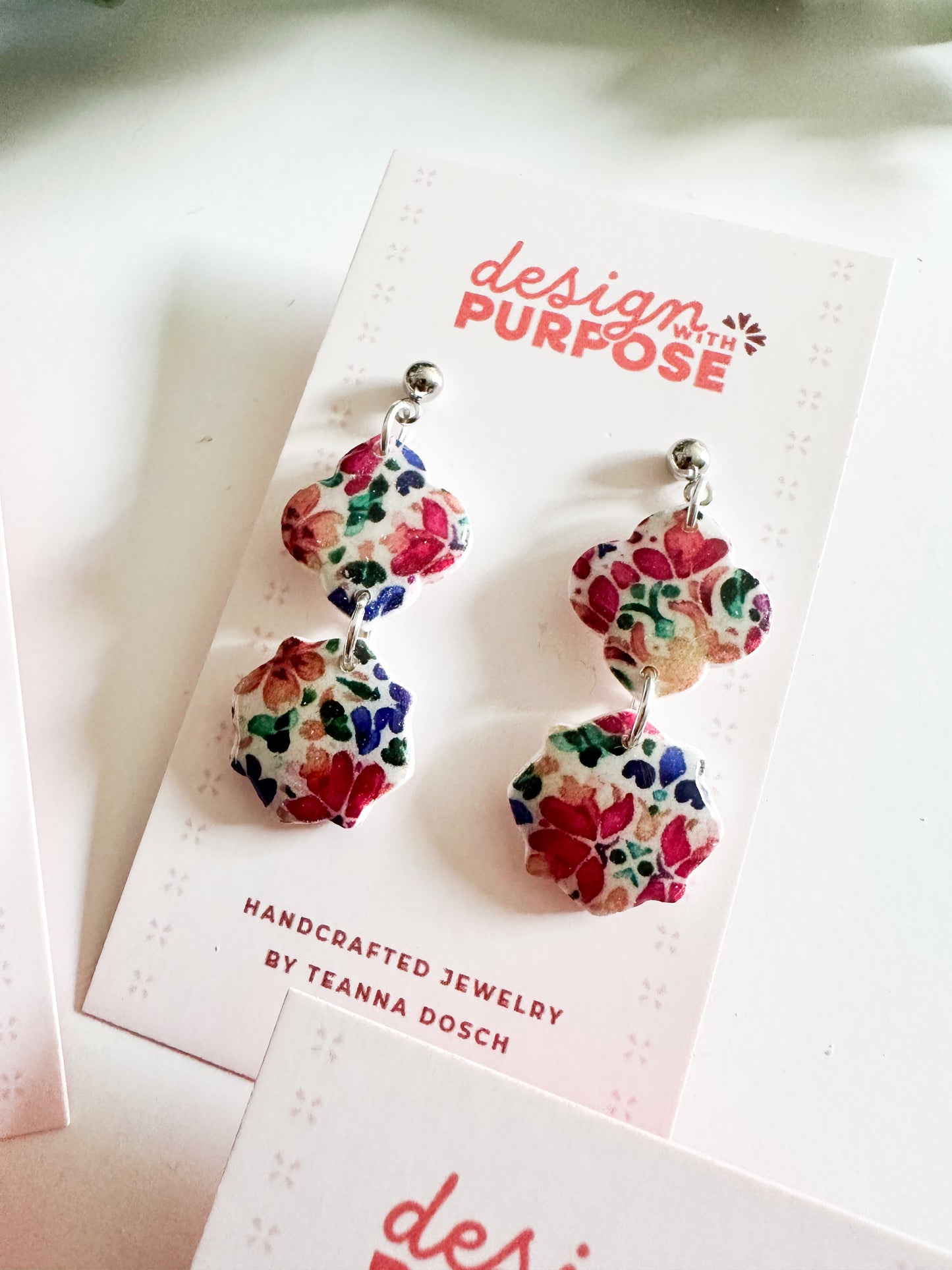 Colorful Tile Earrings