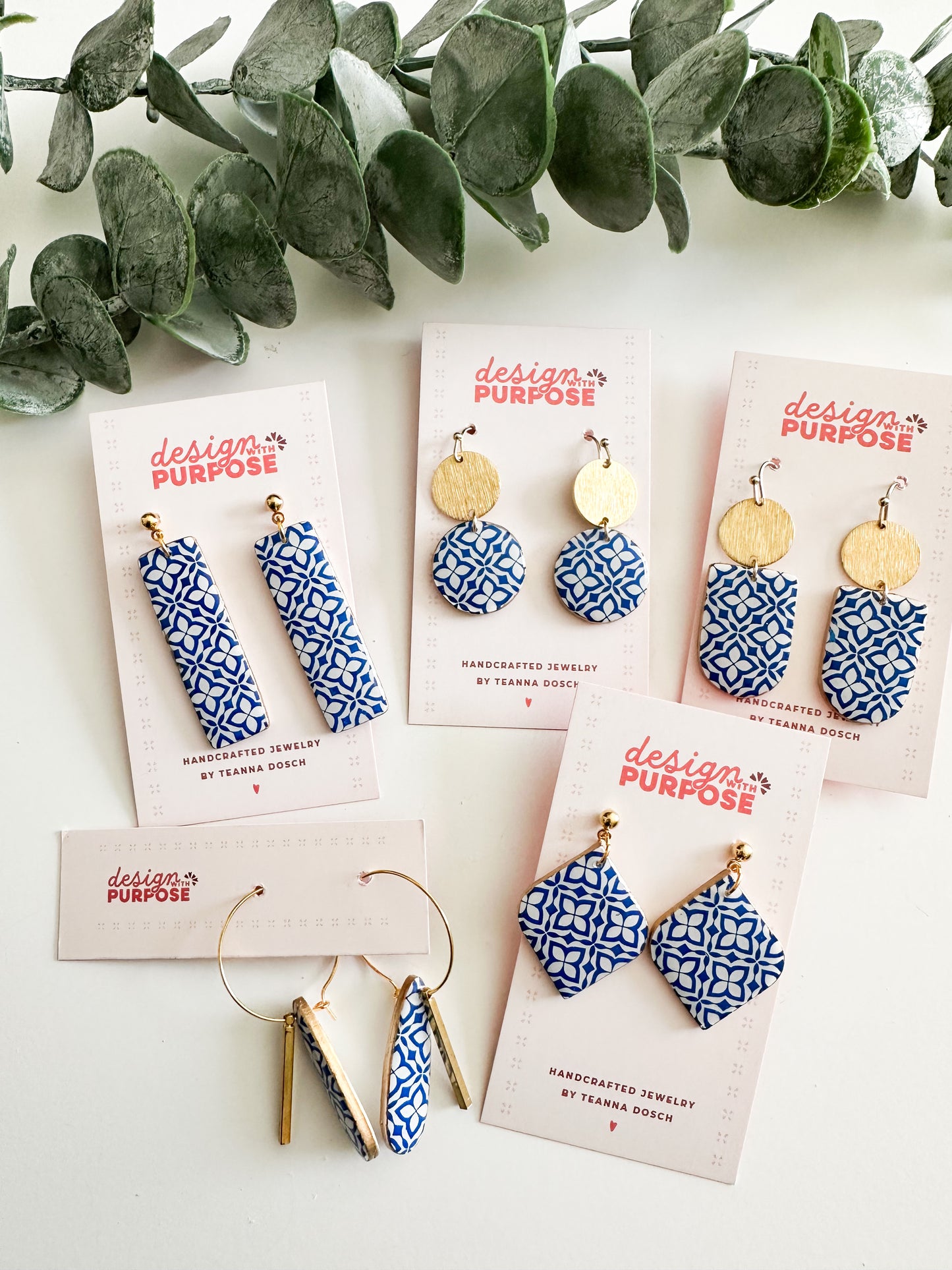 Mediterranean Tile Earrings