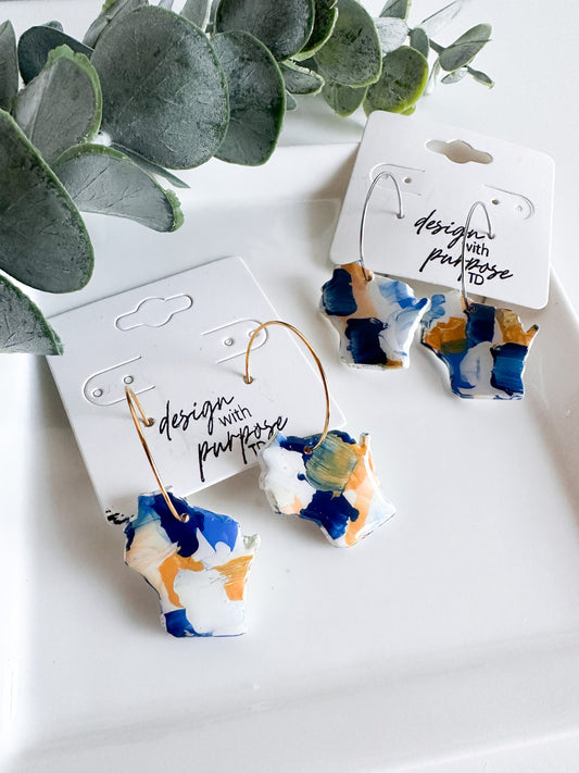 Hand Painted Brewers Earrings