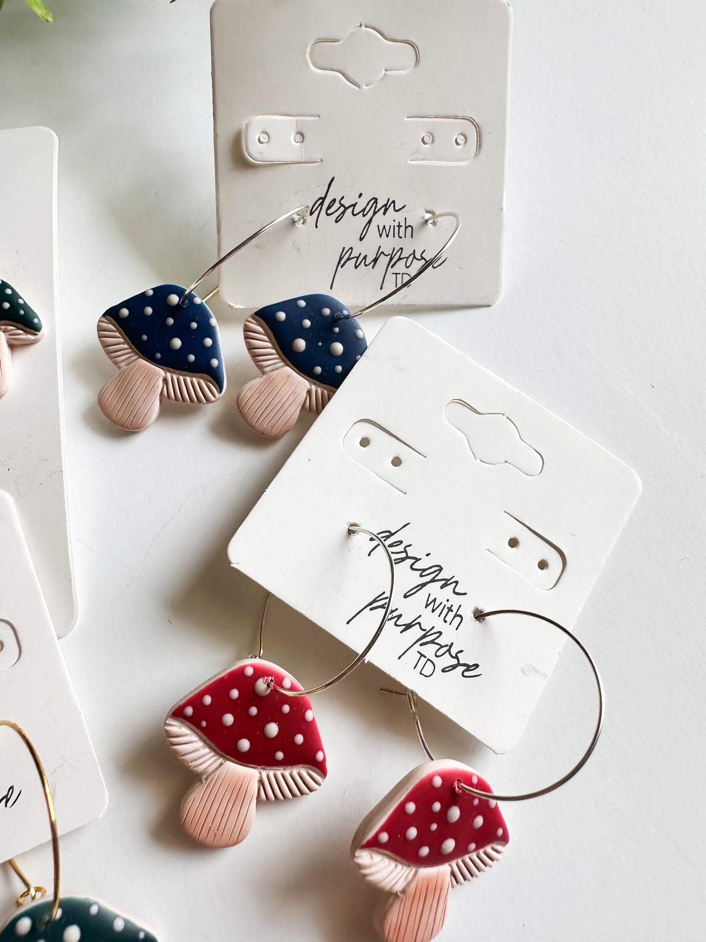 Mushroom Earrings