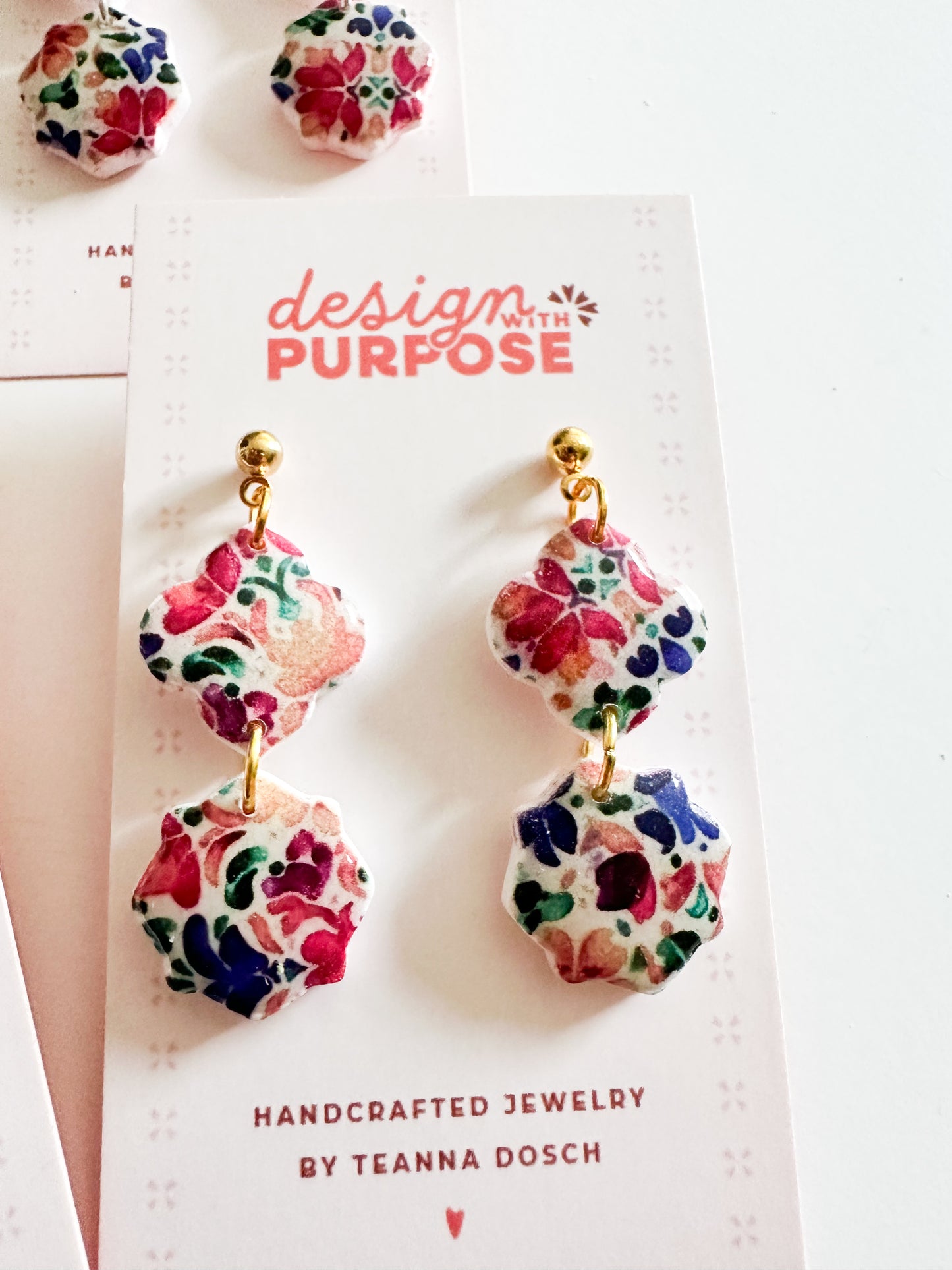 Colorful Tile Earrings