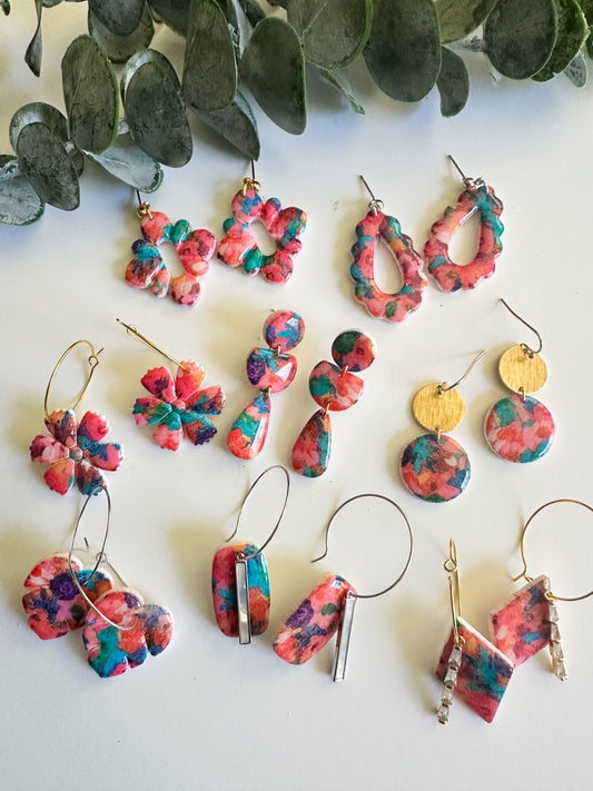 Bright Tropical Earrings