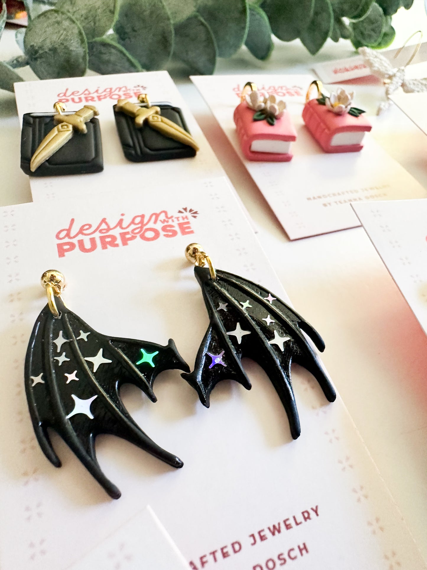 Bat Wing Earrings