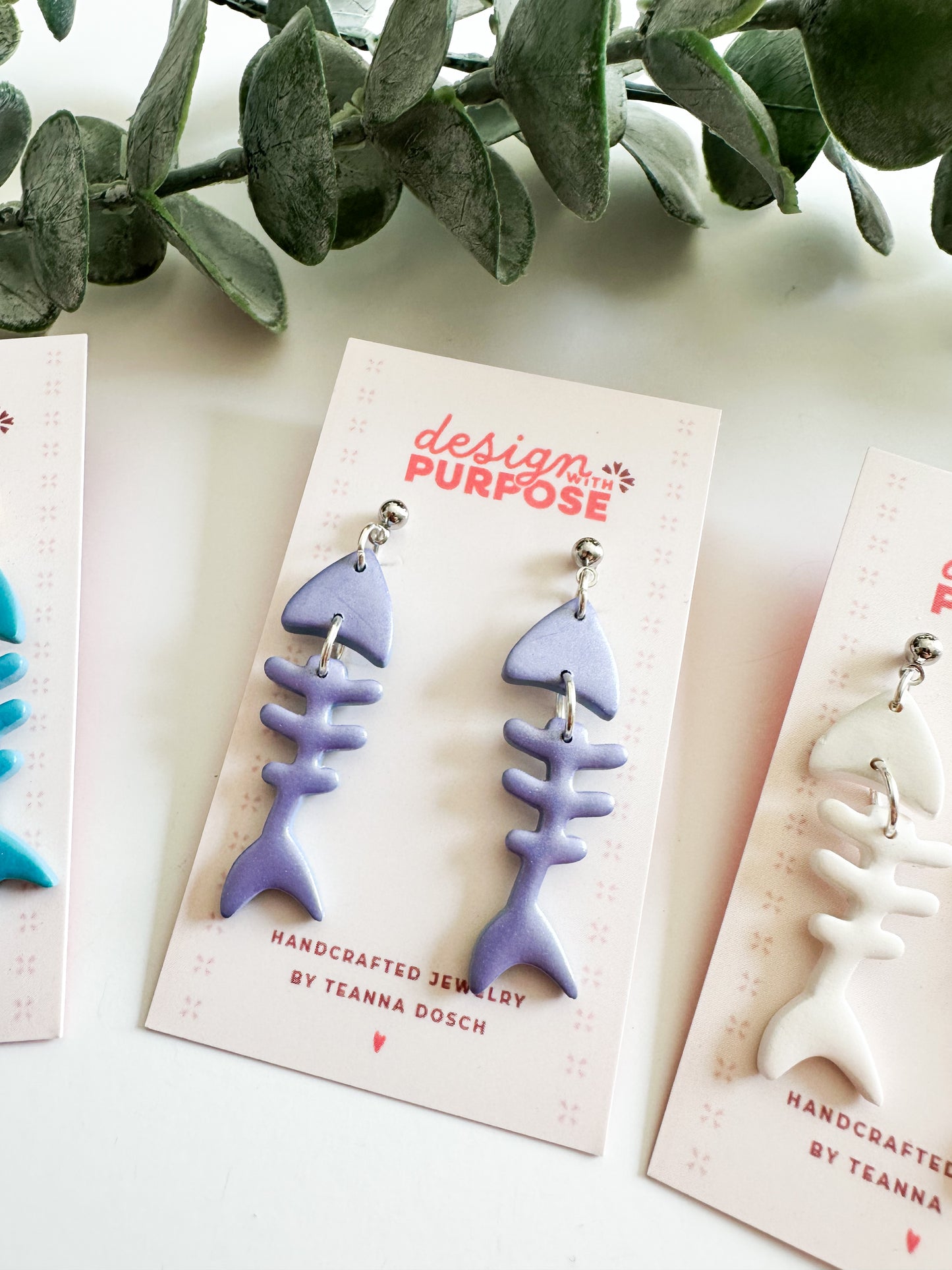 Fish Bone Earrings