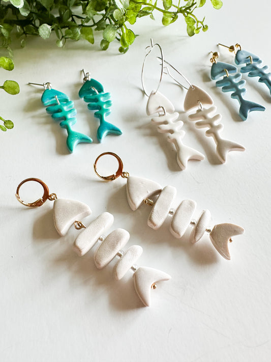 Fish Bone Earrings