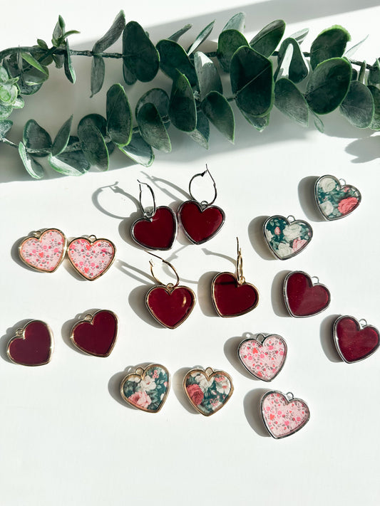 Valentines Heart Charms