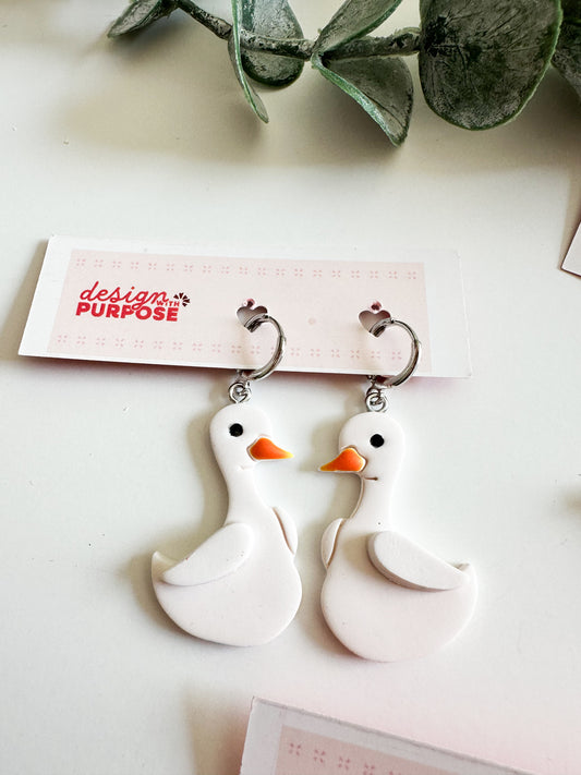 Silly Goose Earrings