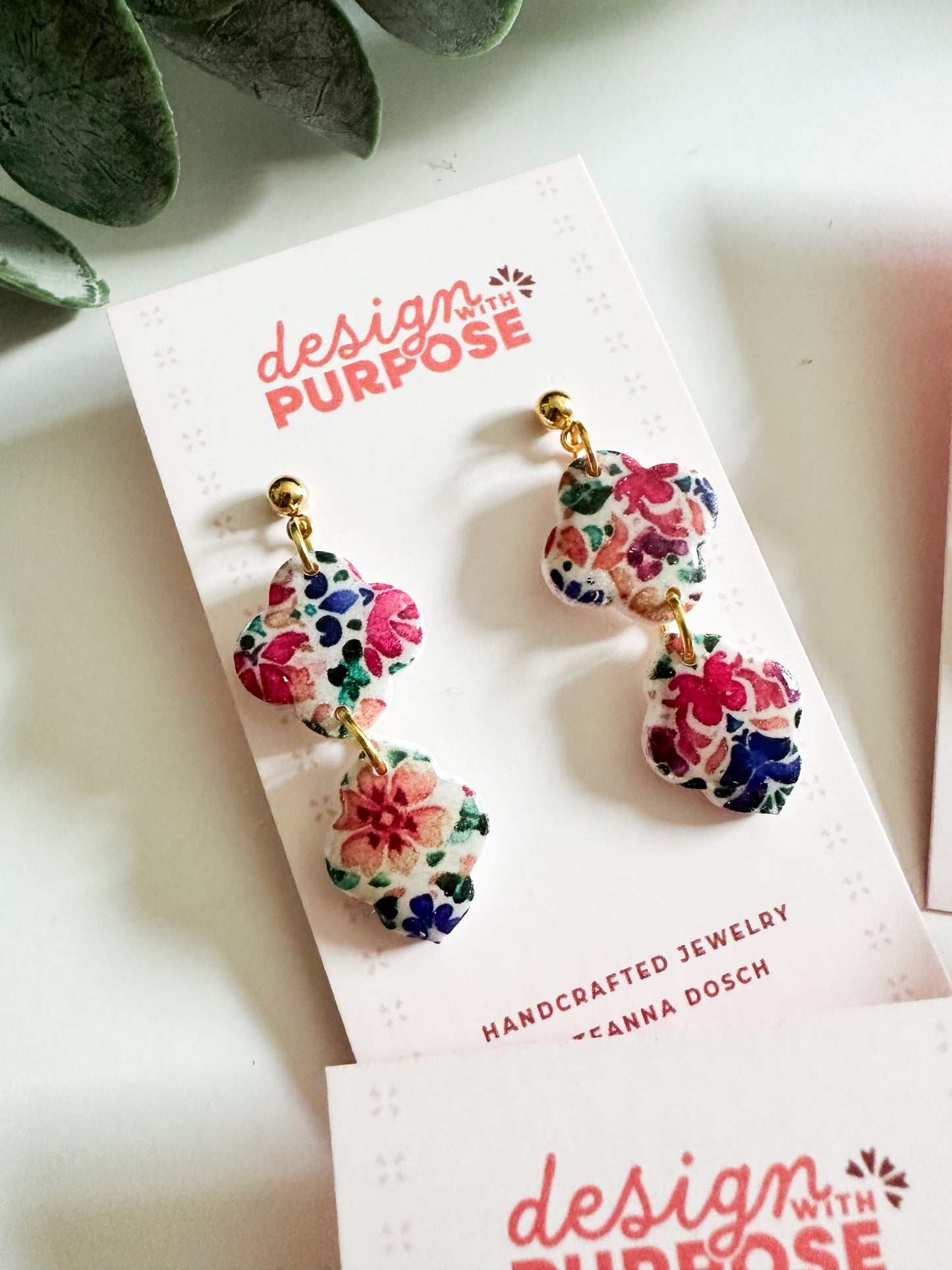 Colorful Tile Earrings