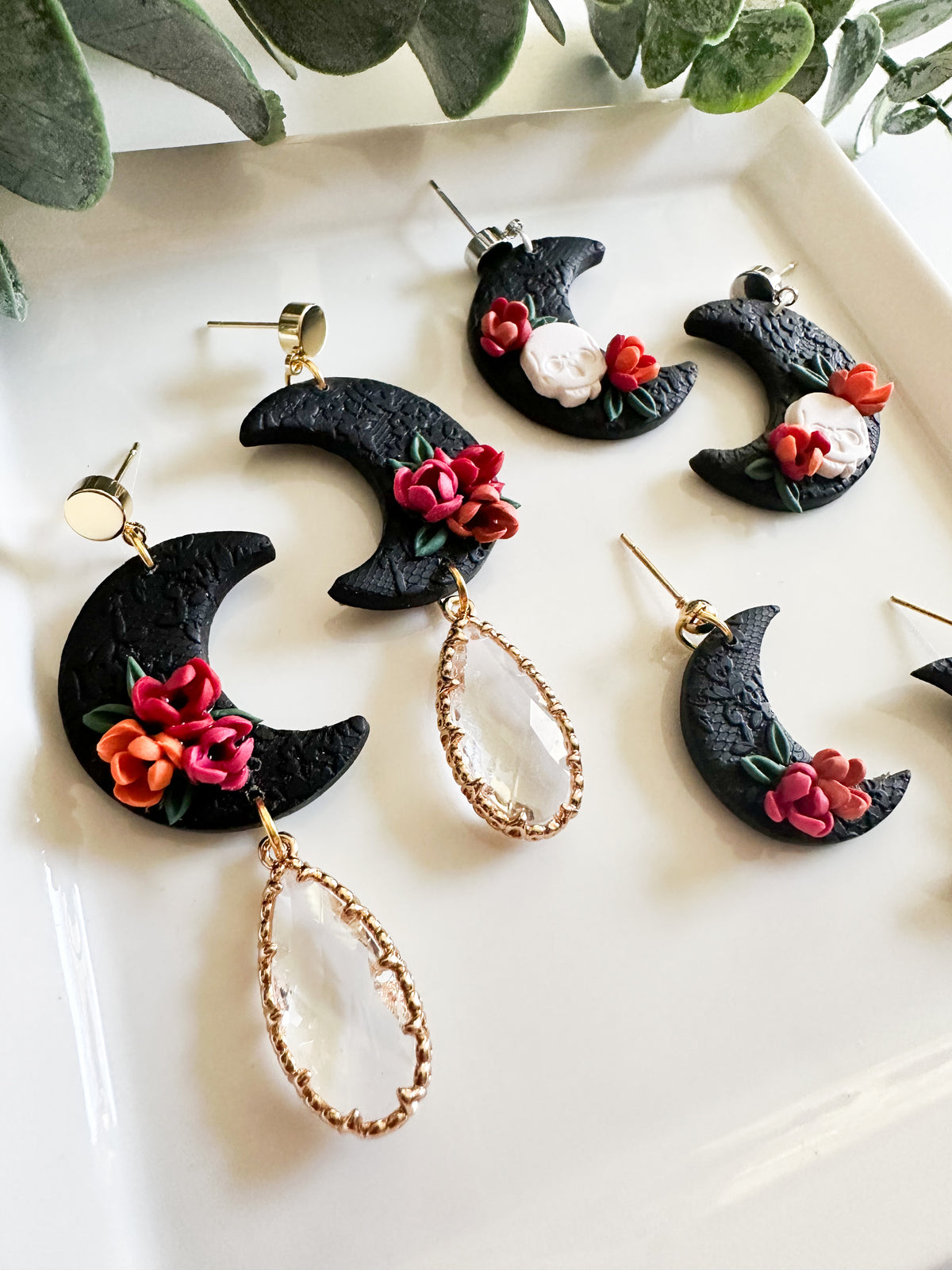 Moody Moon Dangles